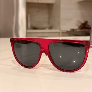 Celine Red and Black Sunglasses